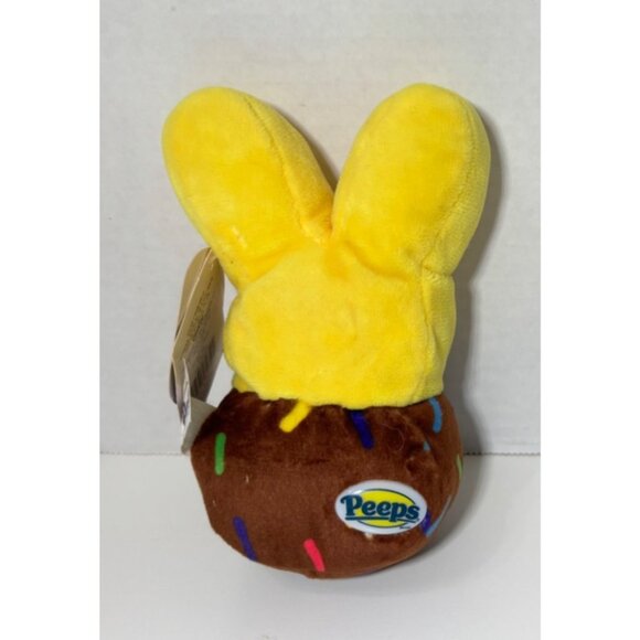 Peeps Plush Lot of 4 Chocolate-Scented Bunny Yellow Blue Chick Easter - Picture 7 of 10